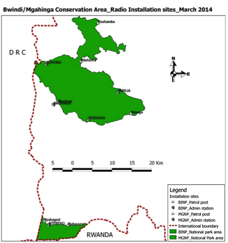 Conservation Area Radio Installation Sites Condensed